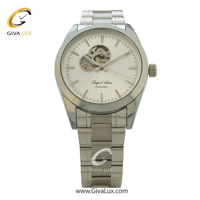 ساعت مچی اورجینال مردانه LdA | لوئیجی د آنا | Luigi d'Ana نقره ای | نقره ای| سفید صدفی| کد رفرنس 2442